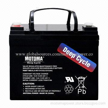 Sealed Rechargeable Best Battery, 12V Voltage, Low Pressure Venting System
